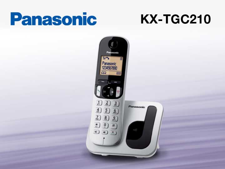 Panansonic KX-TGC210 Digital Cordless Phone